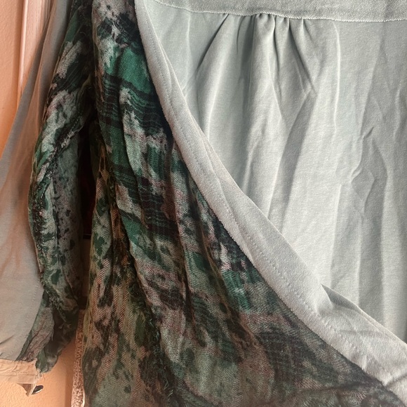 POL Teal and Cream Collared Shirt - Picture 7 of 9